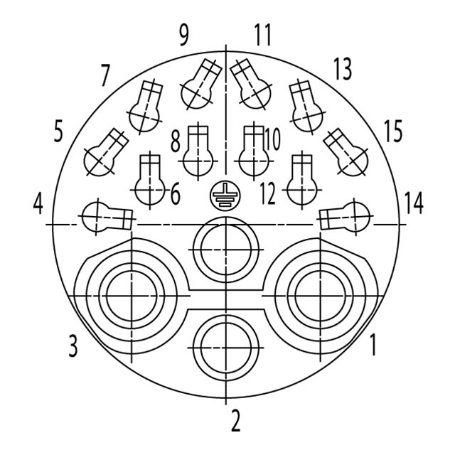 Amphenol Sine Systems Corp C016 10K015 003 1 Amphenol Sine Systems Corp C016 10K015 003 1